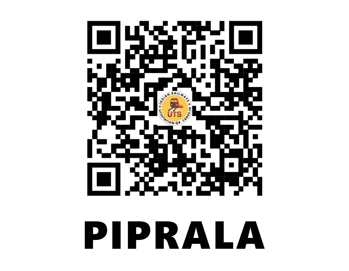 UTS QR Code for PIPRALA - PFL (WR - GUJARAT)