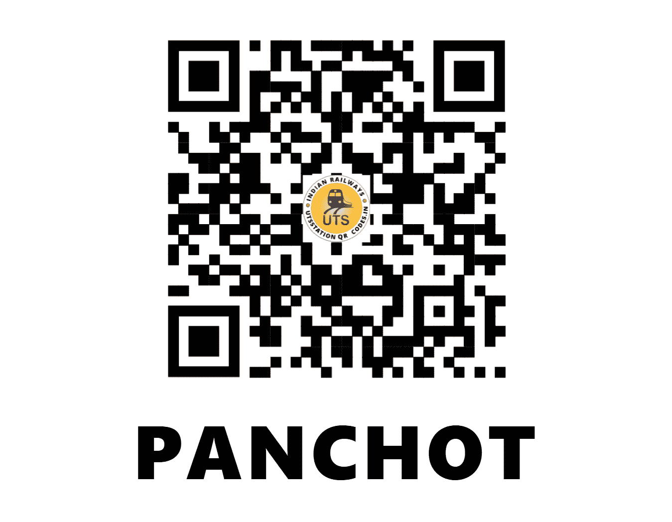 UTS QR Code for PANCHOT - PHC (WR - GUJARAT)