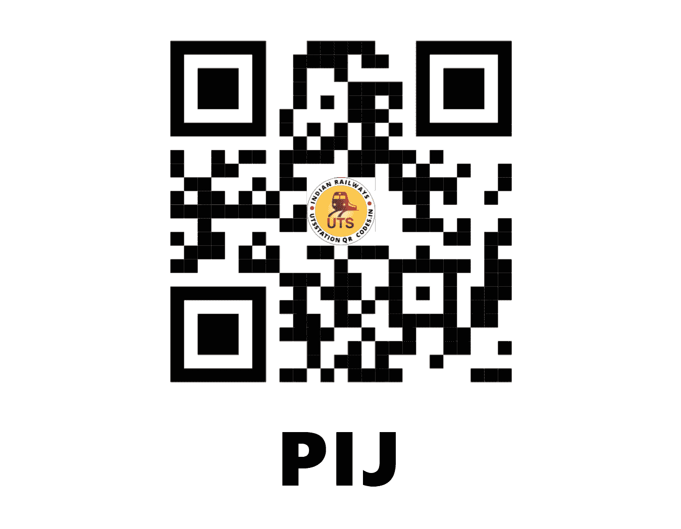 UTS QR Code for PIJ - PIJ (WR - GUJARAT)