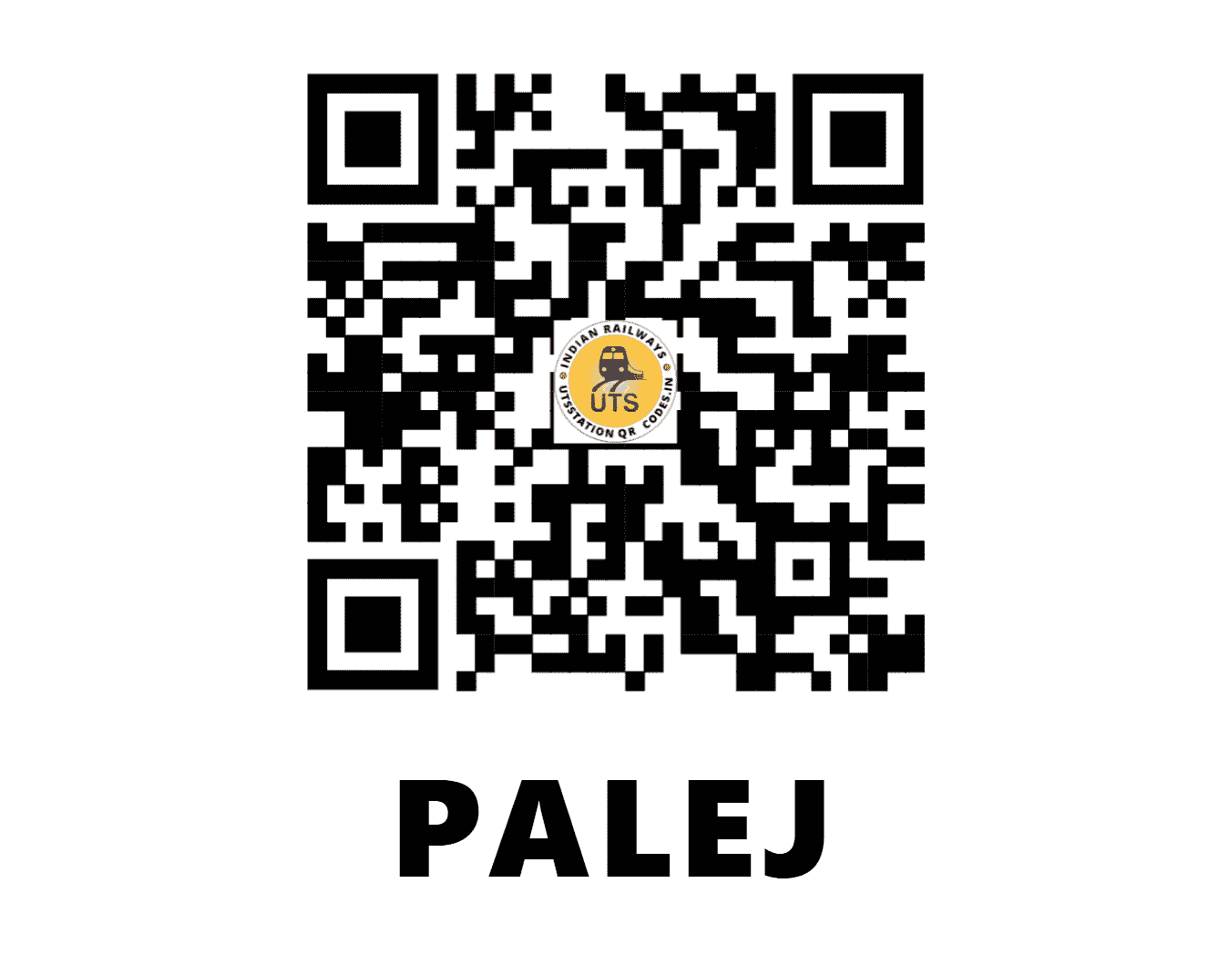 UTS QR Code for PALEJ - PLJ (WR - GUJARAT)