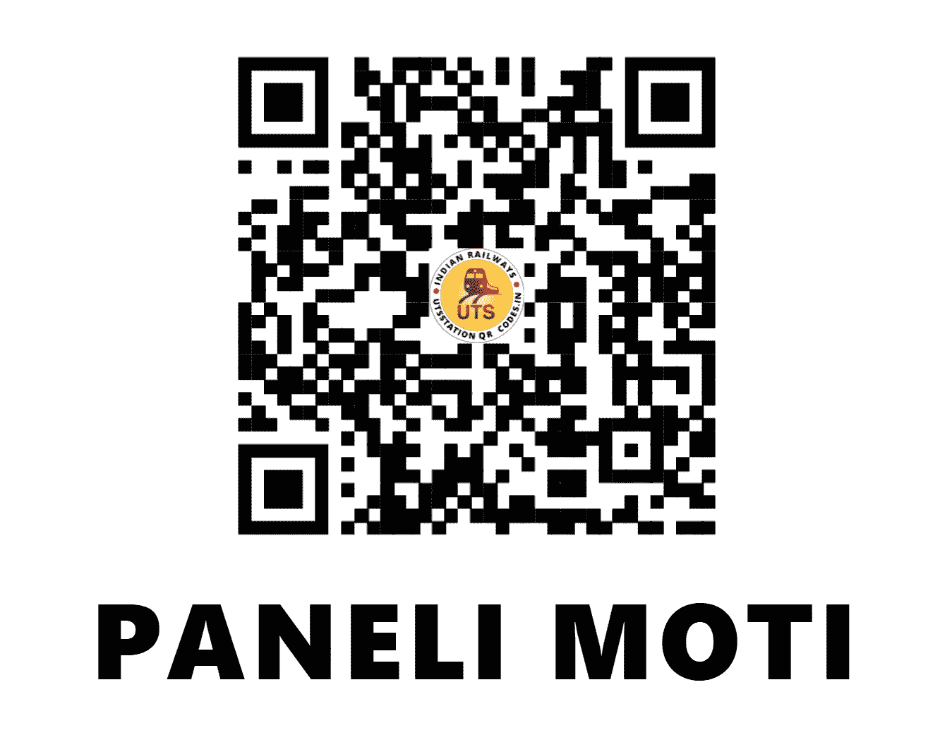 UTS QR Code for PANELI MOTI - PLM (WR - GUJARAT)