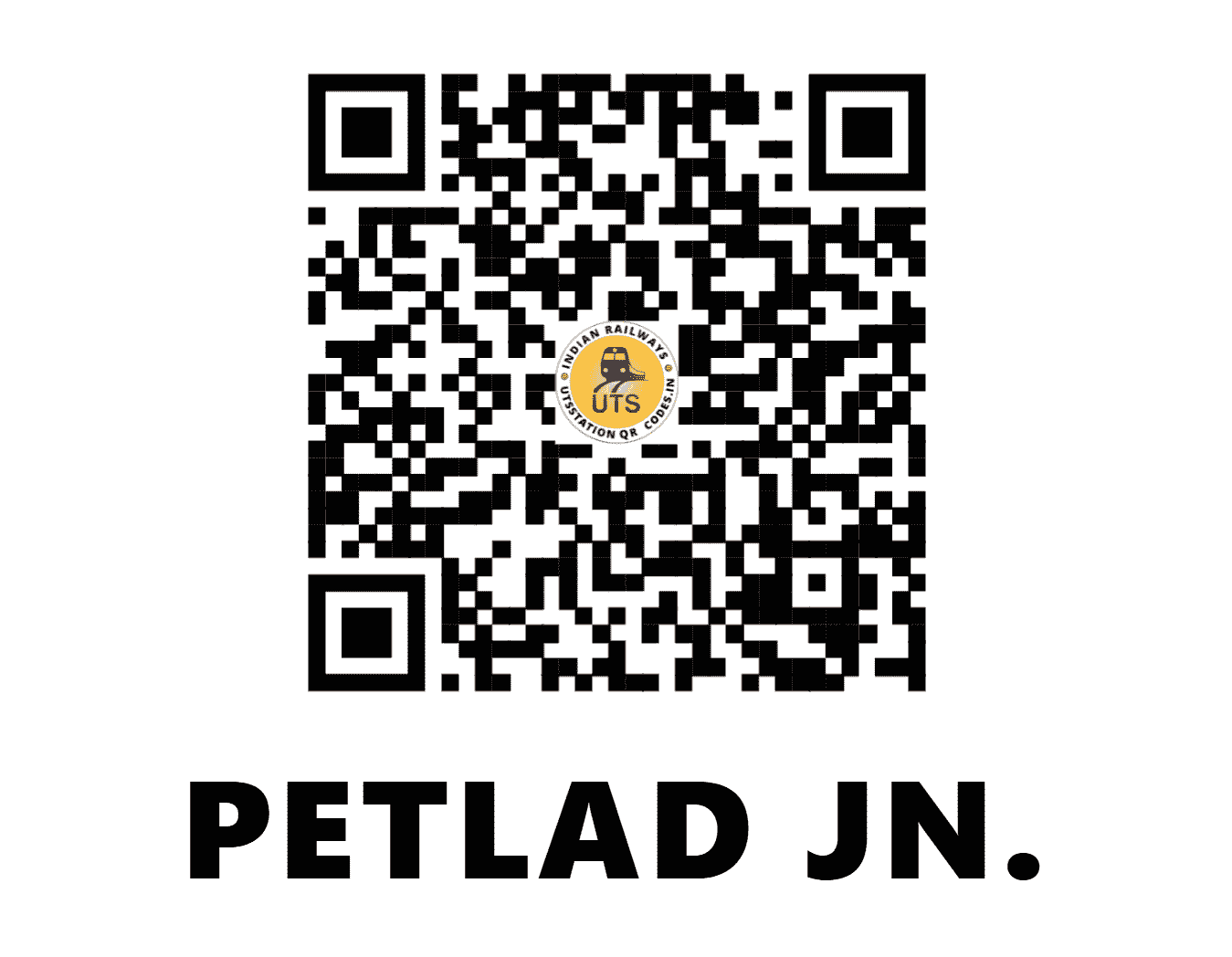 UTS QR Code for PETLAD JN. - PTD (WR - GUJARAT)