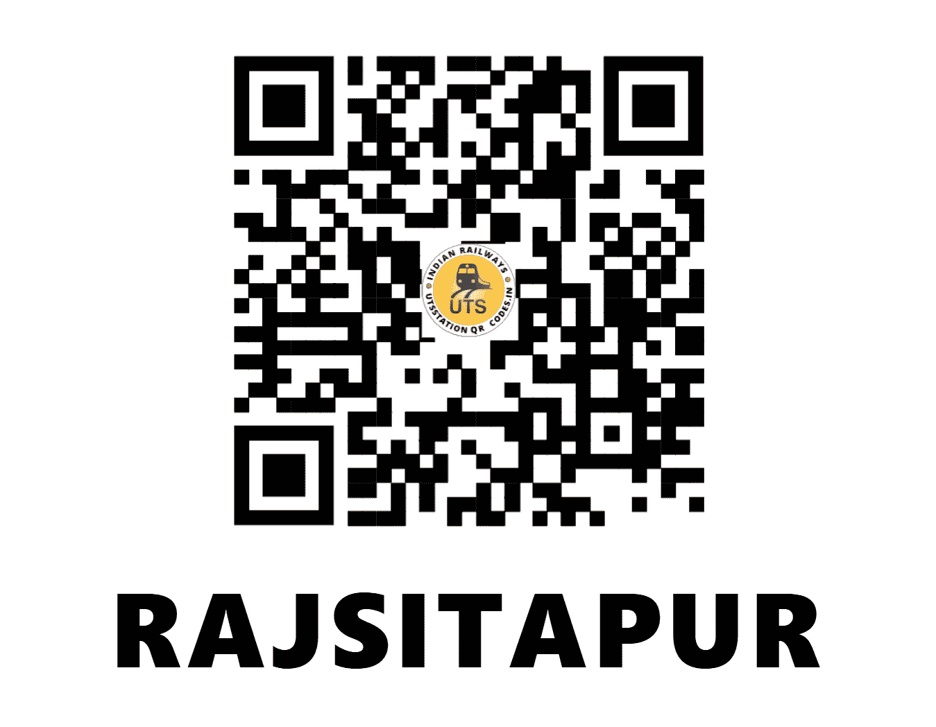 UTS QR Code for RAJSITAPUR - RJC (WR - GUJARAT)