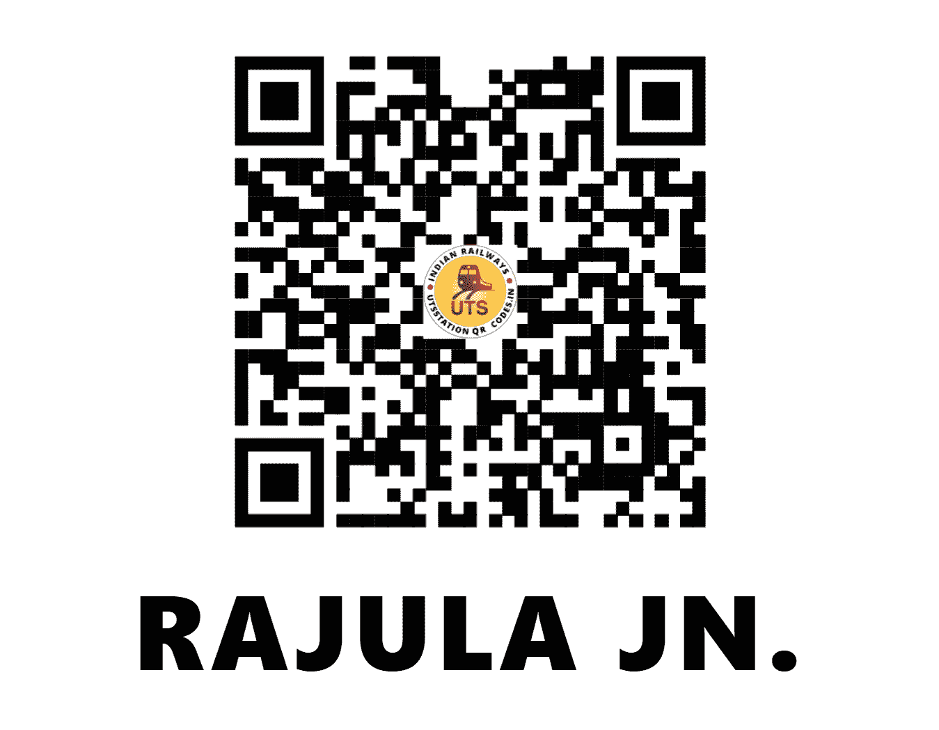 UTS QR Code for RAJULA JN. - RLA (WR - GUJARAT)