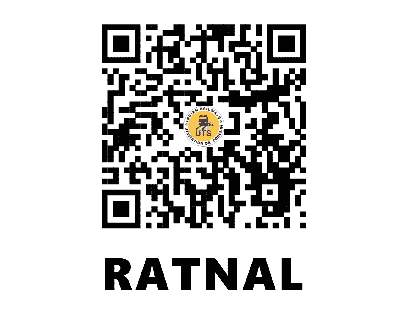UTS QR Code for RATNAL - RUT (WR - GUJARAT)