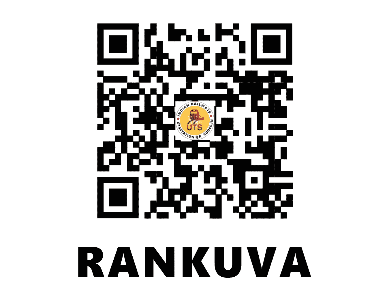UTS QR Code for RANKUVA - RW (WR - GUJARAT)