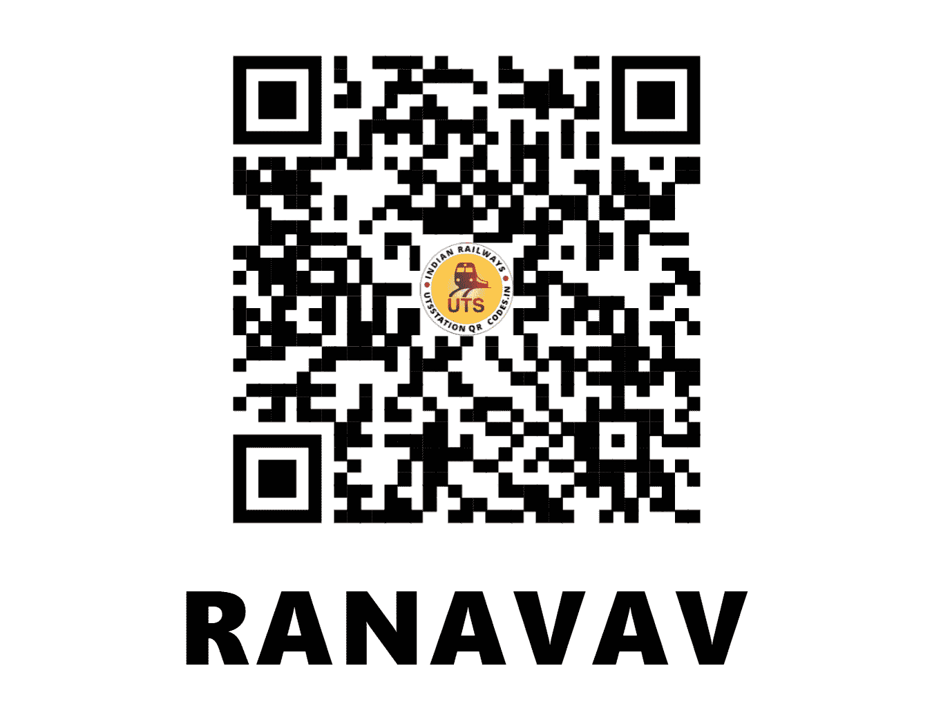 UTS QR Code for RANAVAV - RWO (WR - GUJARAT)
