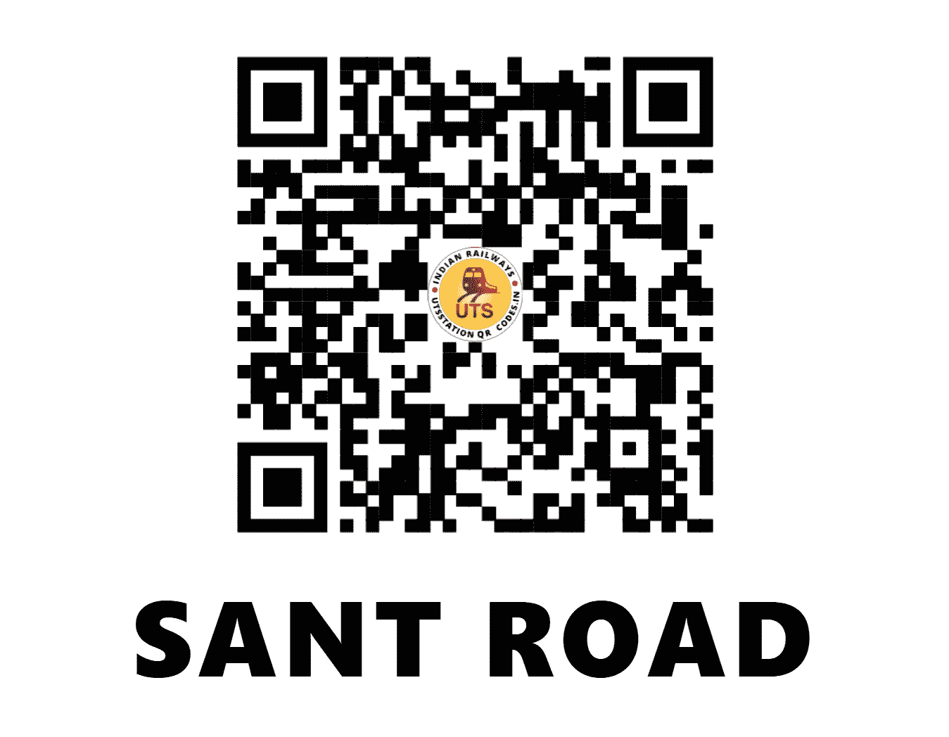 UTS QR Code for SANT ROAD - SAT (WR - GUJARAT)