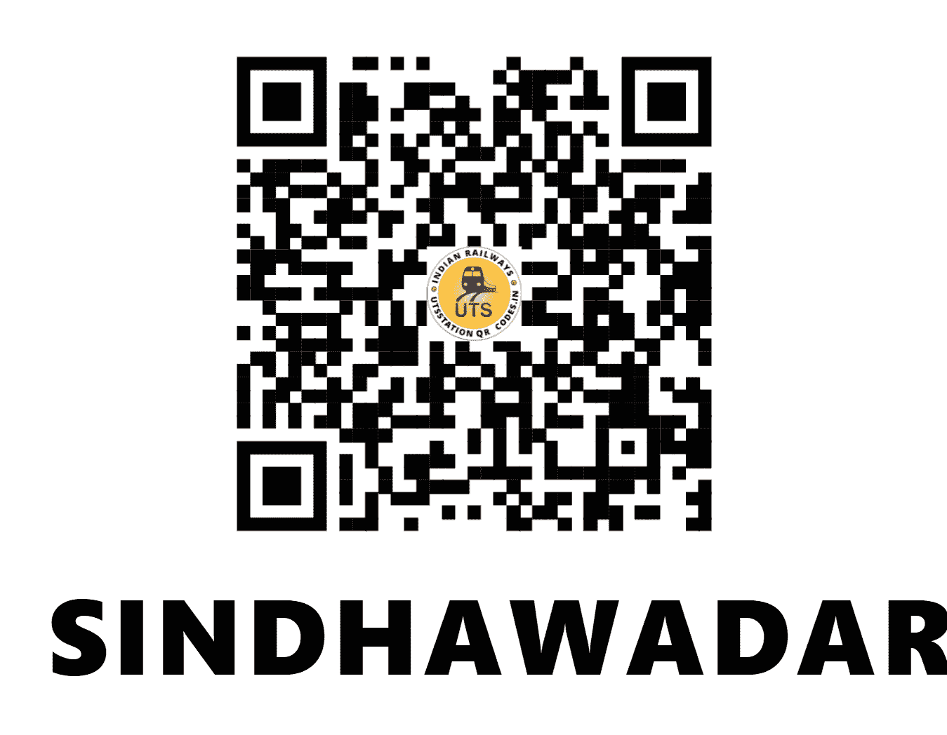 UTS QR Code for SINDHAWADAR - SDD (WR - GUJARAT)