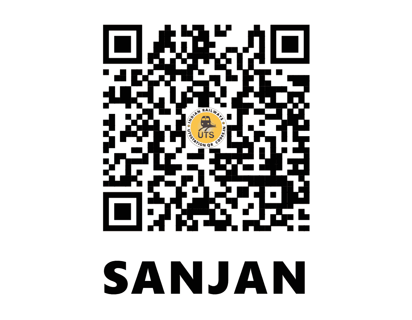 UTS QR Code for SANJAN - SJN (WR - GUJARAT)