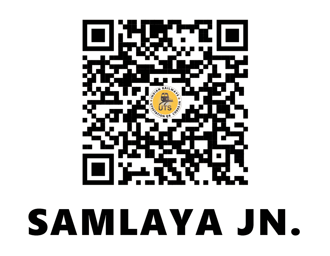 UTS QR Code for SAMLAYA JN. - SMLA (WR - GUJARAT)