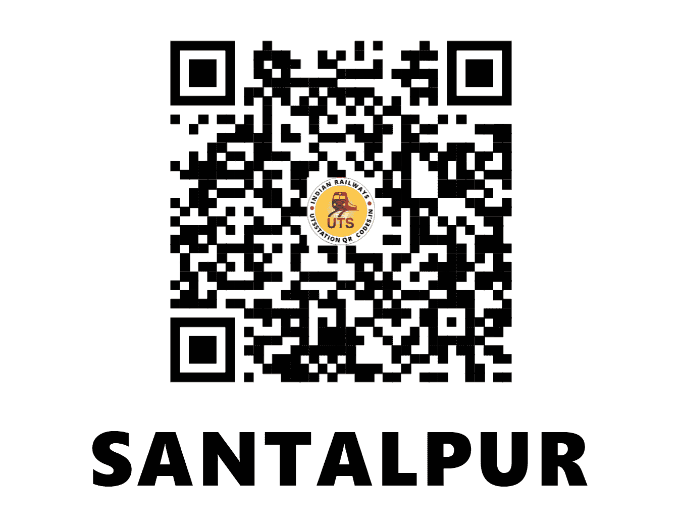 UTS QR Code for SANTALPUR - SNLR (WR - GUJARAT)