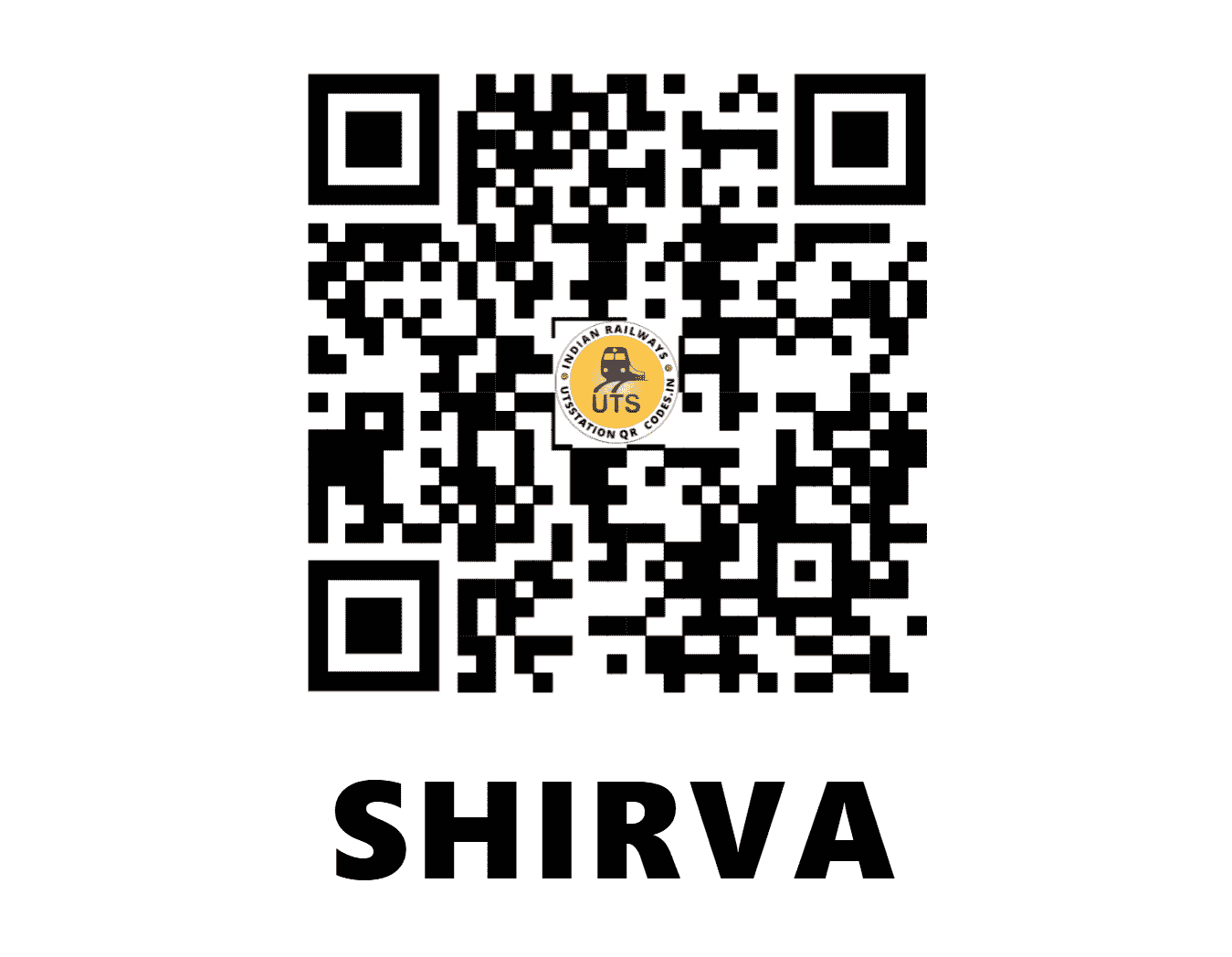 UTS QR Code for SHIRVA - SRVA (WR - GUJARAT)
