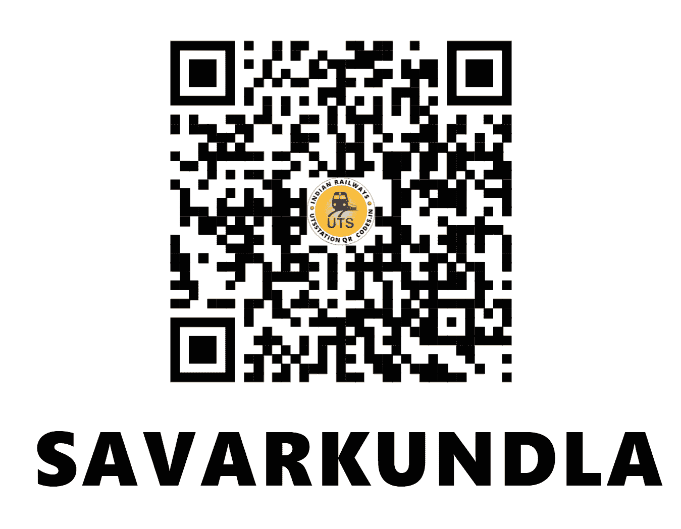 UTS QR Code for SAVARKUNDLA - SVKD (WR - GUJARAT)