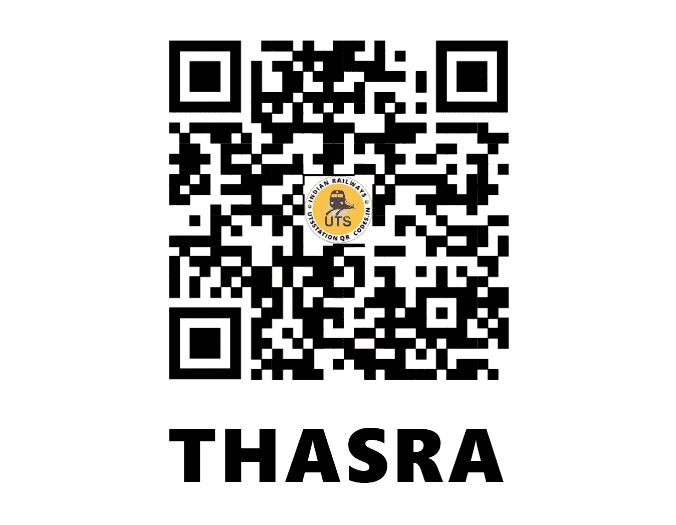 UTS QR Code for THASRA - TAS (WR - GUJARAT)