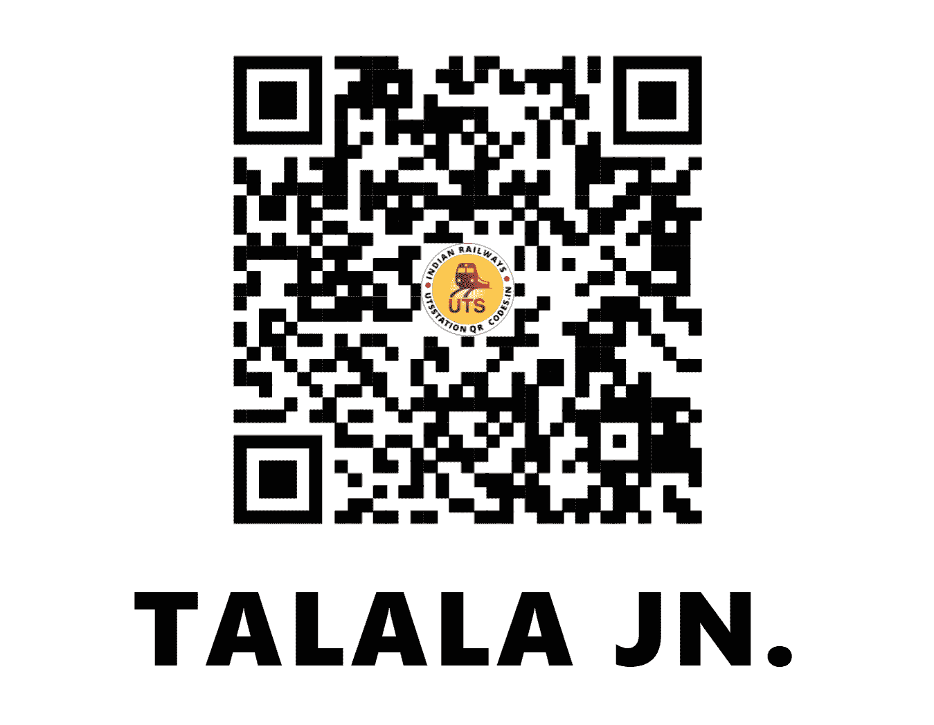 UTS QR Code for TALALA JN. - TAV (WR - GUJARAT)