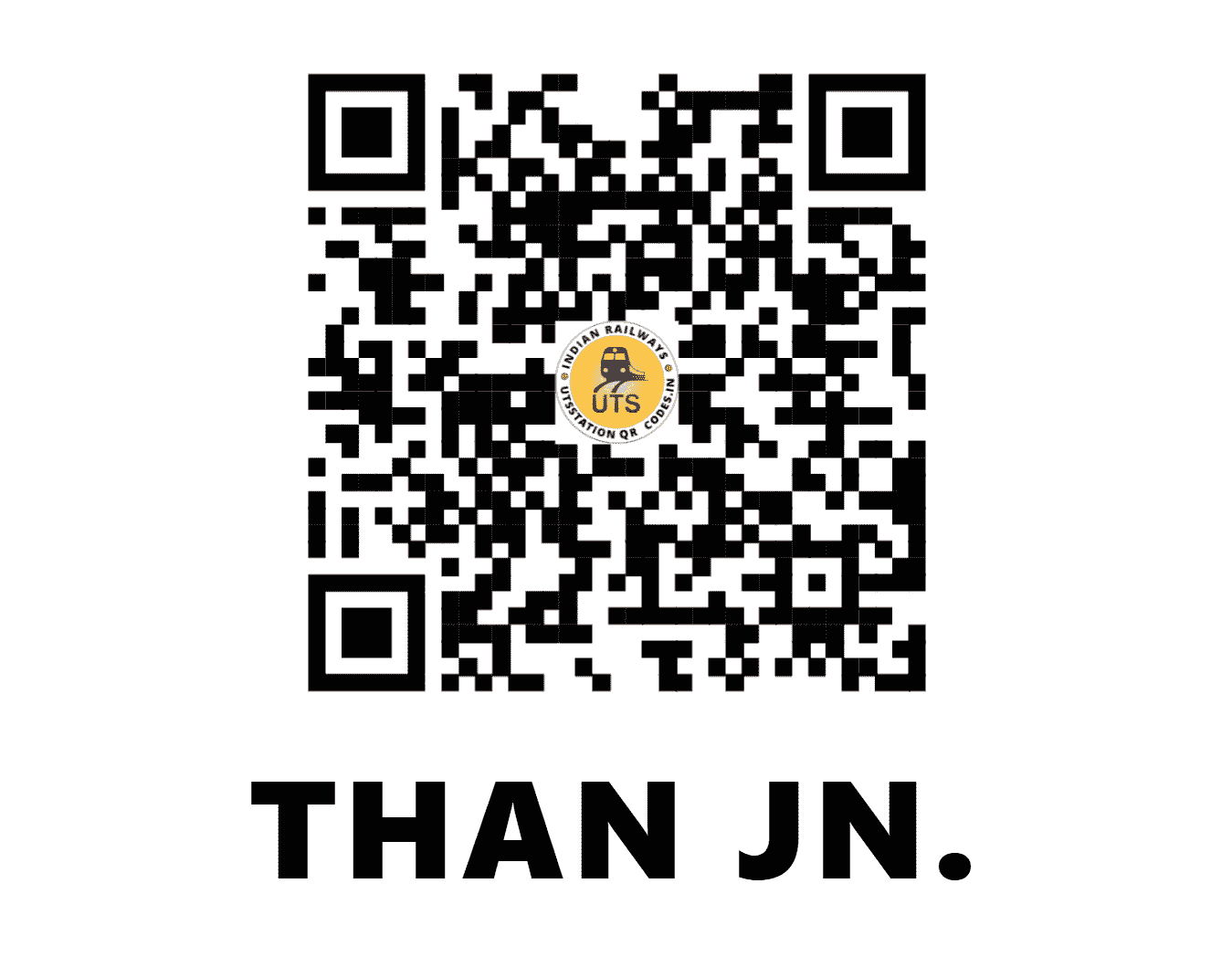 UTS QR Code for THAN JN. - THAN (WR - GUJARAT)