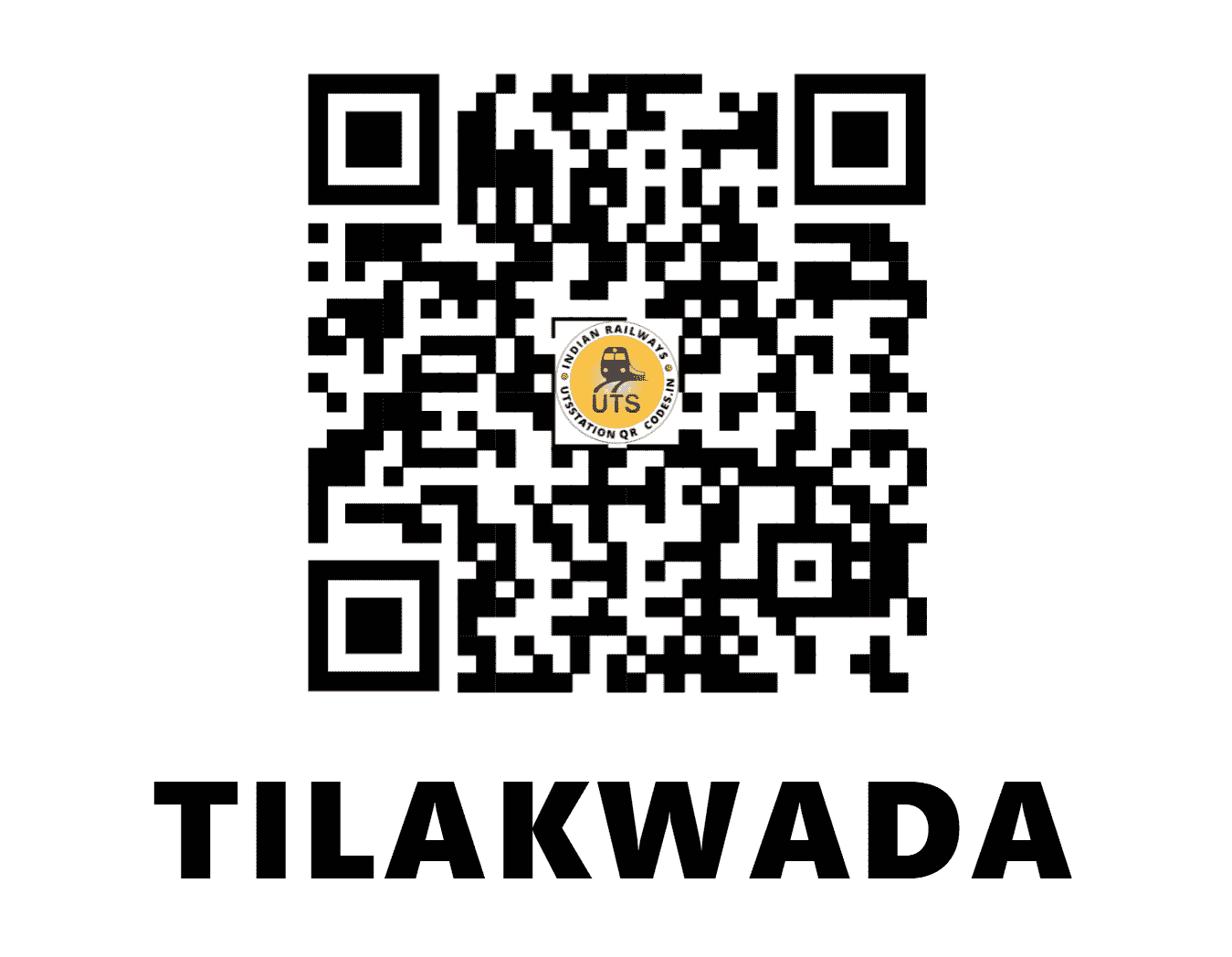UTS QR Code for TILAKWADA - TKWA (WR - GUJARAT)