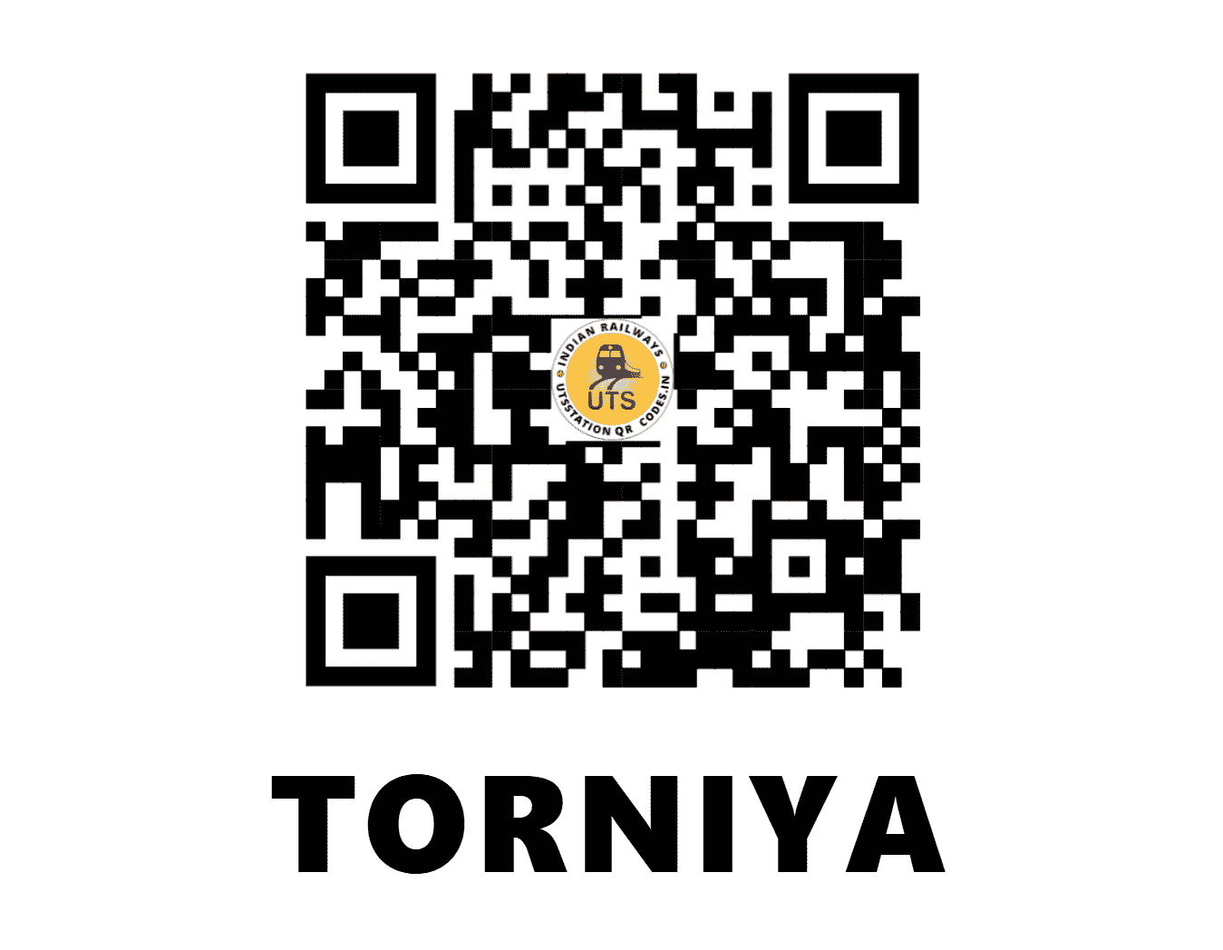 UTS QR Code for TORNIYA - TORA (WR - GUJARAT)