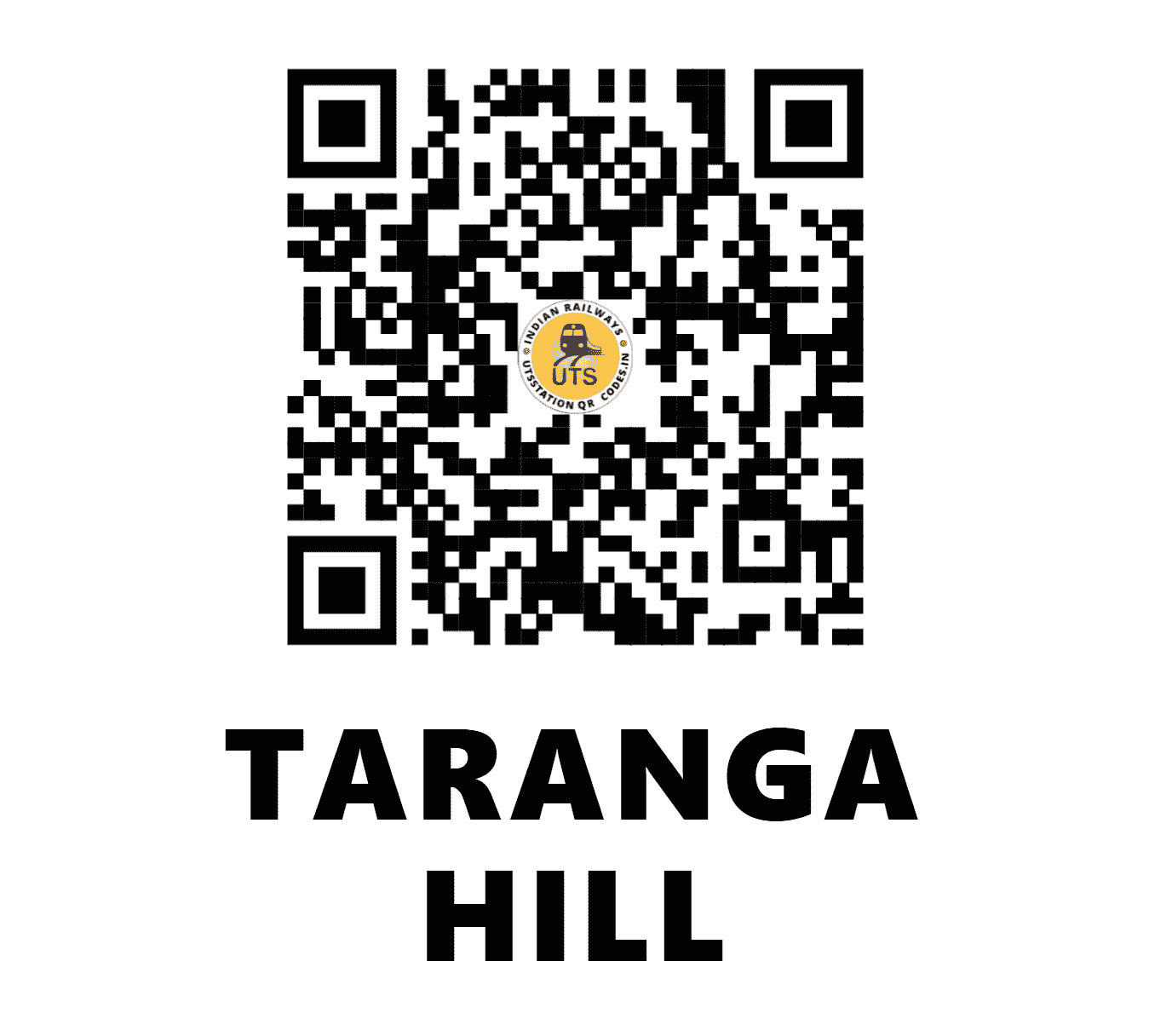 UTS QR Code for TARANGA HILL - TRAH (WR - GUJARAT)