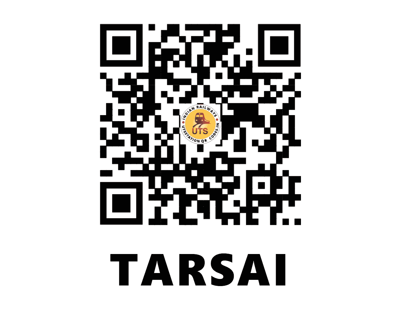 UTS QR Code for TARSAI - TRSR (WR - GUJARAT)