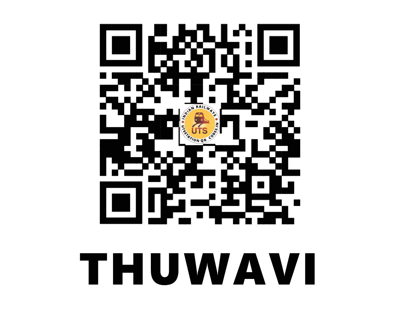 UTS QR Code for THUWAVI - TWV (WR - GUJARAT)