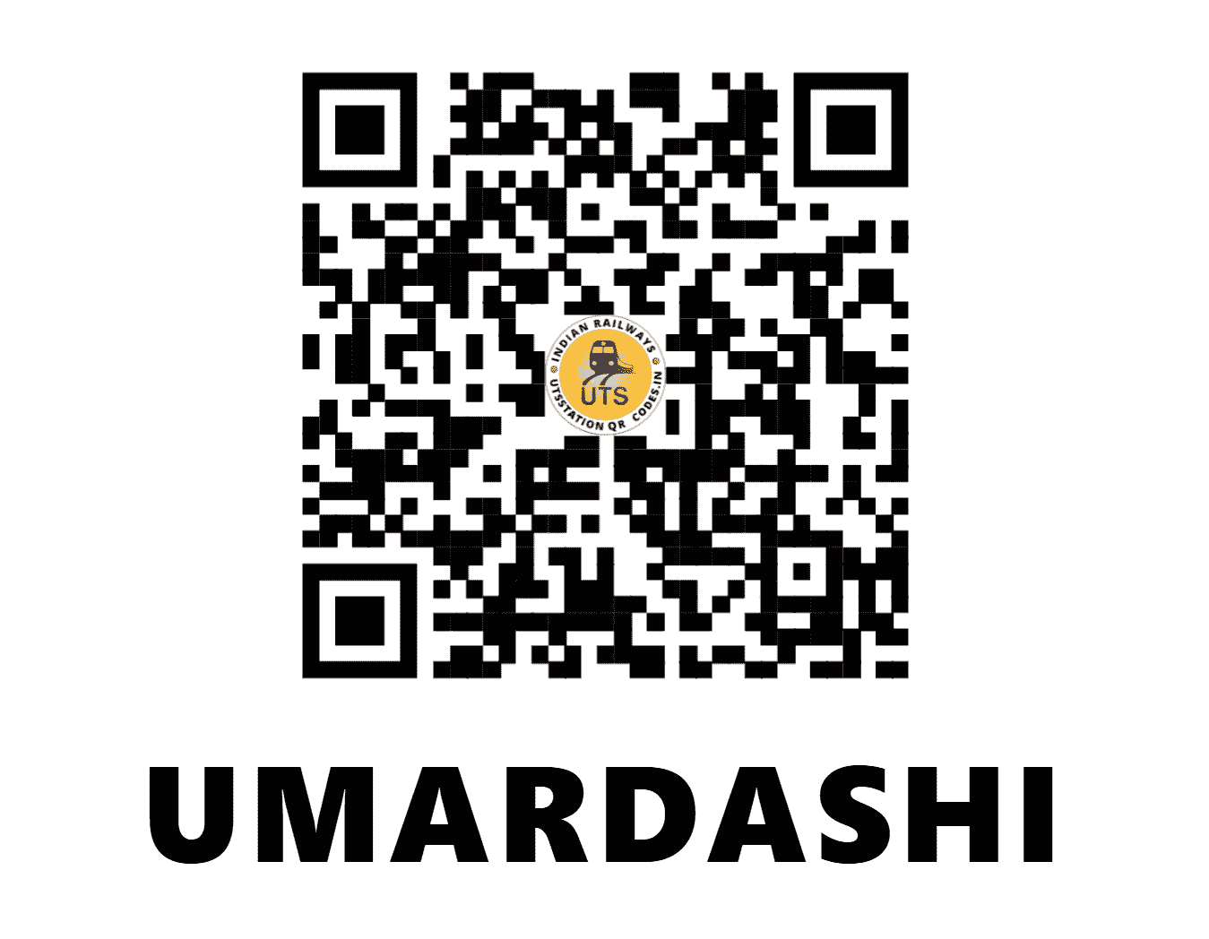 UTS QR Code for UMARDASHI - UM (WR - GUJARAT)