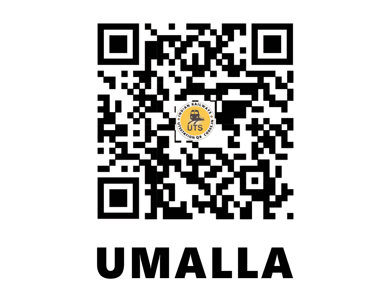 UTS QR Code for UMALLA - UML (WR - GUJARAT)