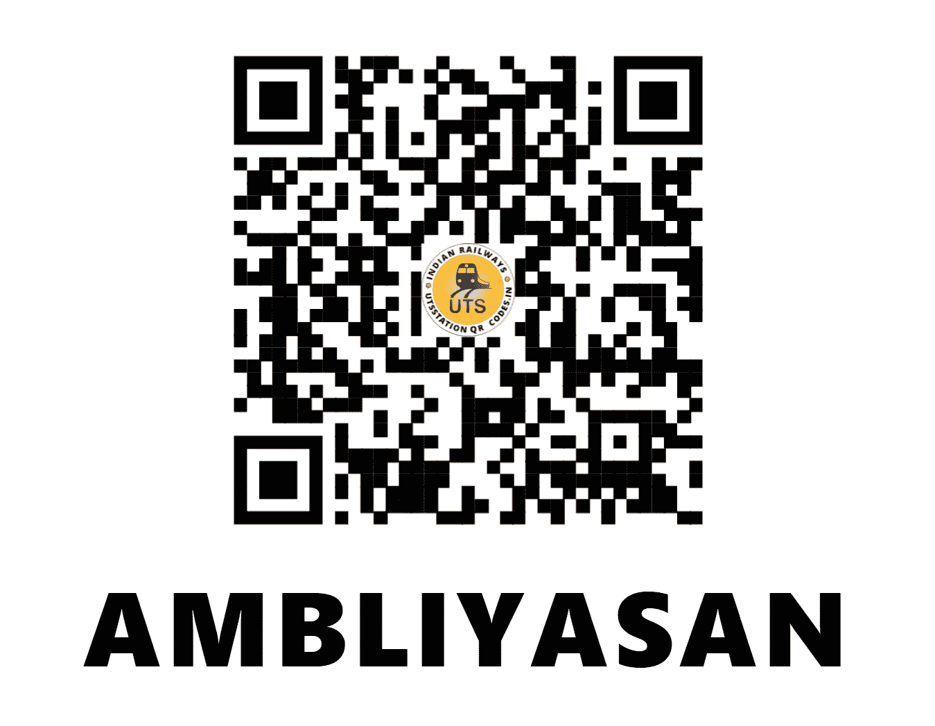 UTS QR Code for AMBLIYASAN - UMN (WR - GUJARAT)