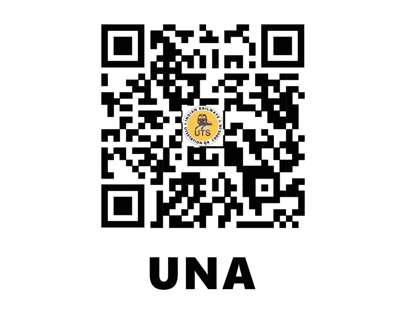 UTS QR Code for UNA - UNA (WR - GUJARAT)