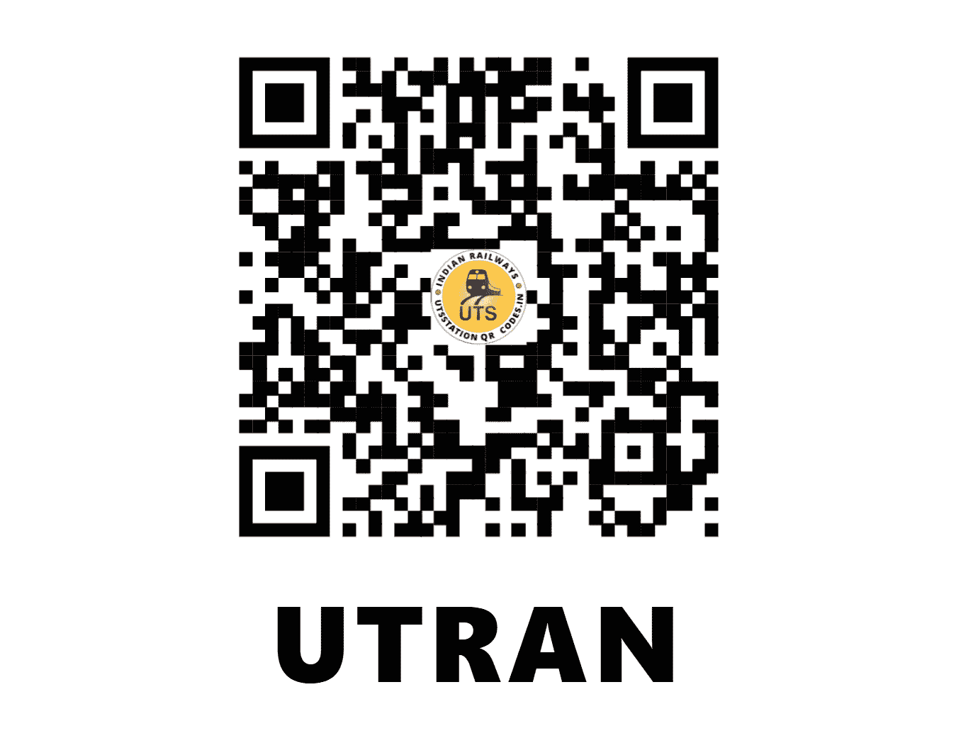 UTS QR Code for UTRAN - URN (WR - GUJARAT)