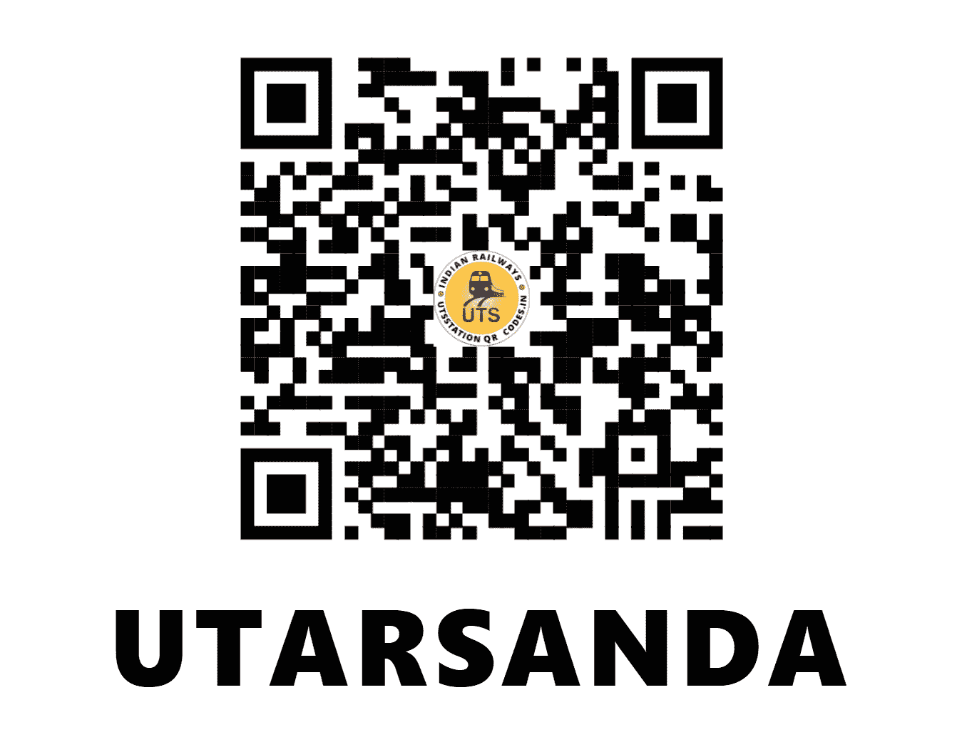UTS QR Code for UTARSANDA - UTD (WR - GUJARAT)