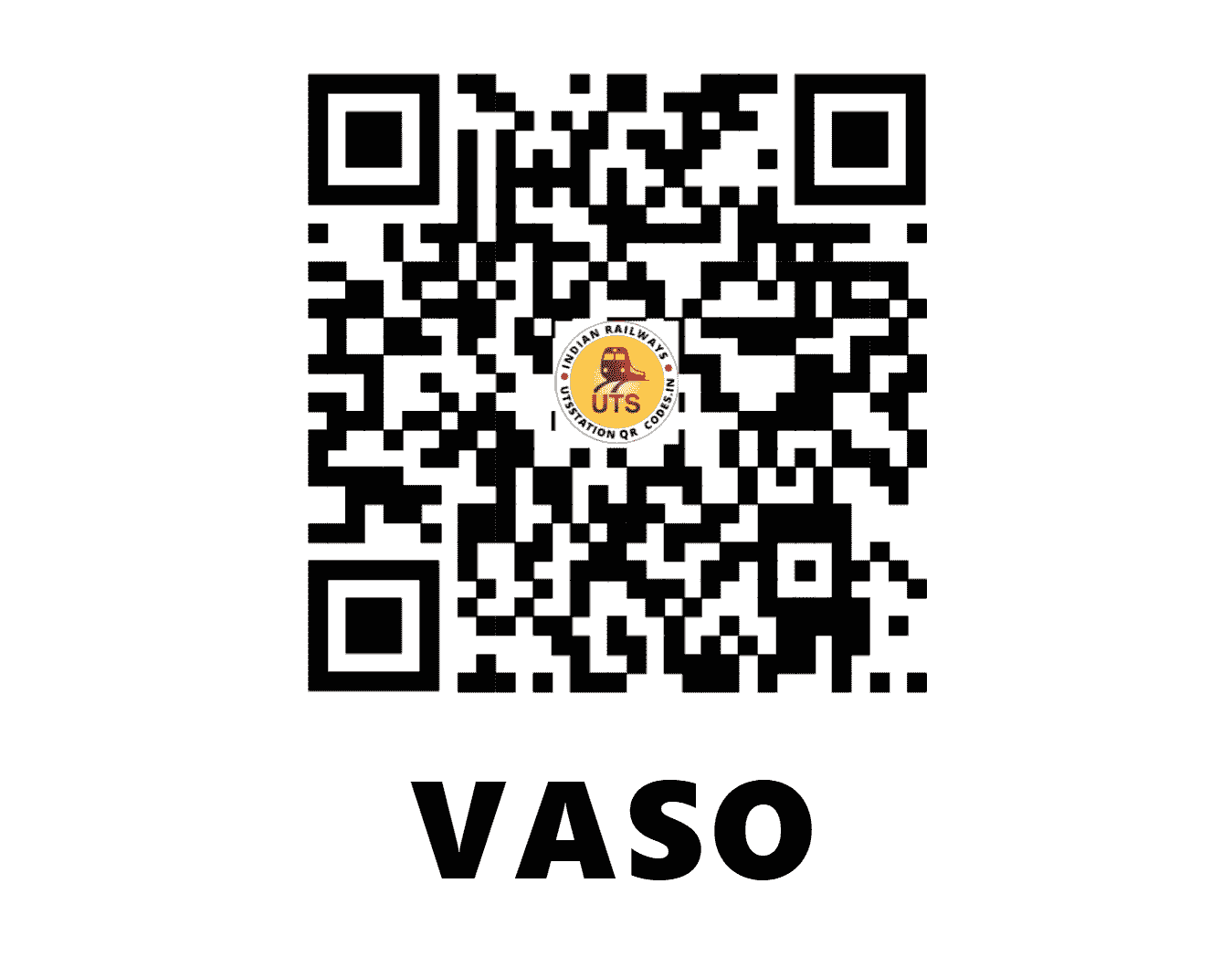 UTS QR Code for VASO - VASO (WR - GUJARAT)