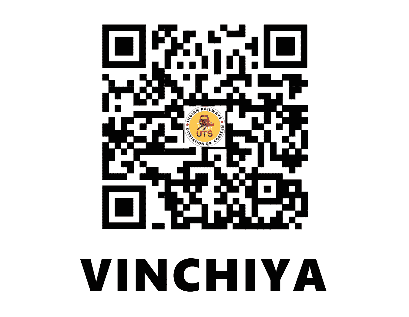 UTS QR Code for VINCHIYA - VCA (WR - GUJARAT)