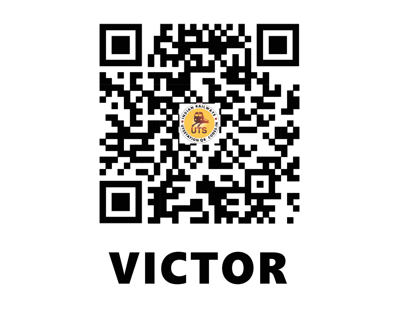 UTS QR Code for VICTOR - VCT (WR - GUJARAT)