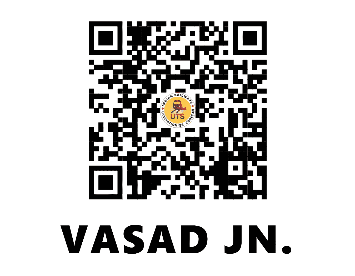 UTS QR Code for VASAD JN. - VDA (WR - GUJARAT)