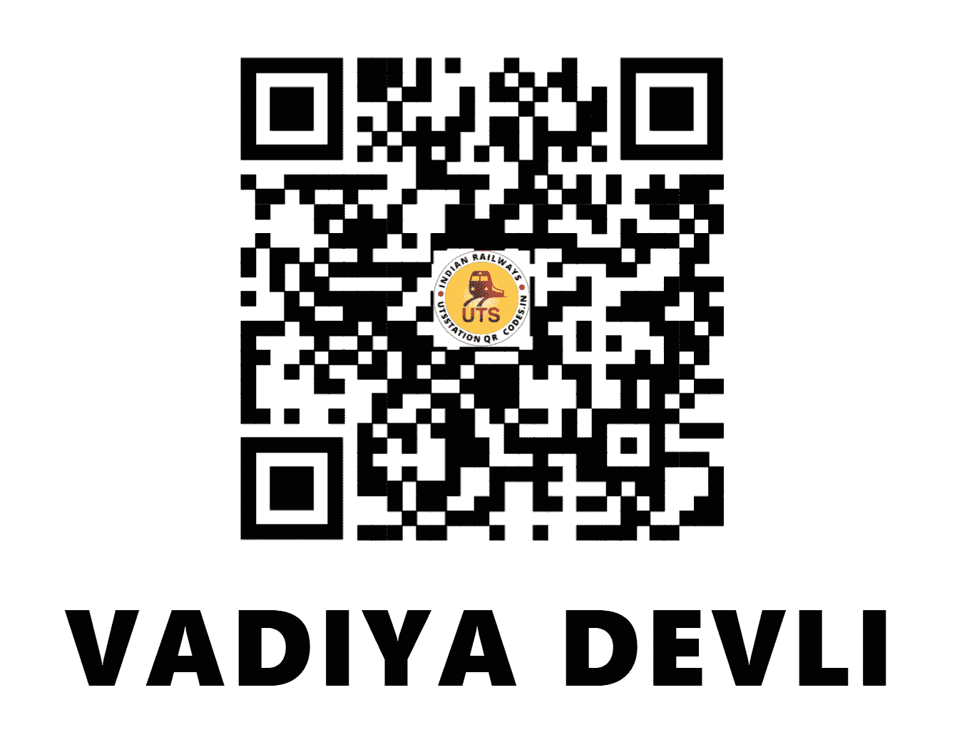 UTS QR Code for VADIYA DEVLI - VDV (WR - GUJARAT)