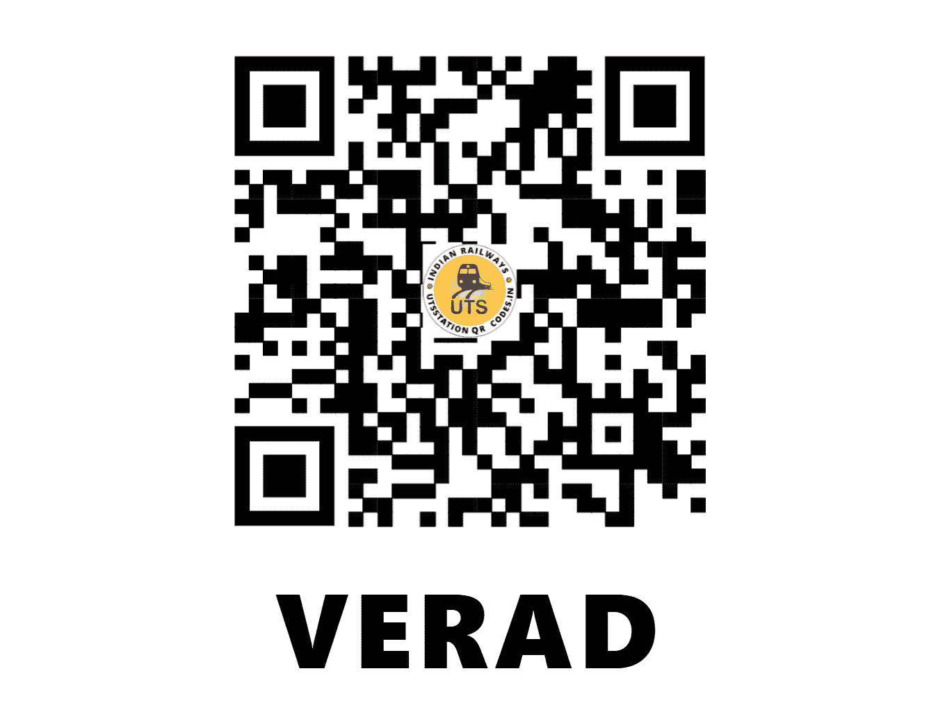 UTS QR Code for VERAD - VED (WR - GUJARAT)