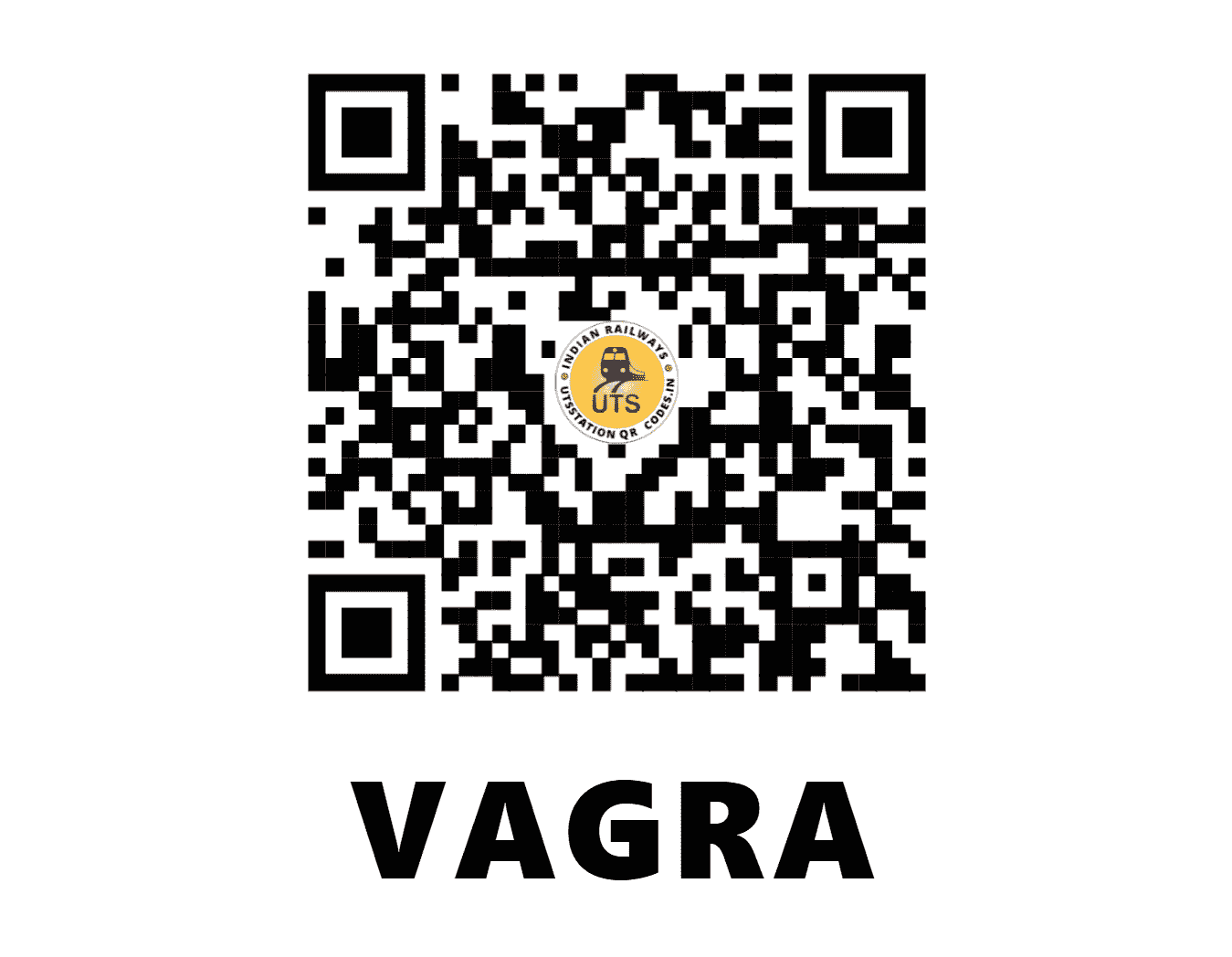 UTS QR Code for VAGRA - VGRA (WR - GUJARAT)