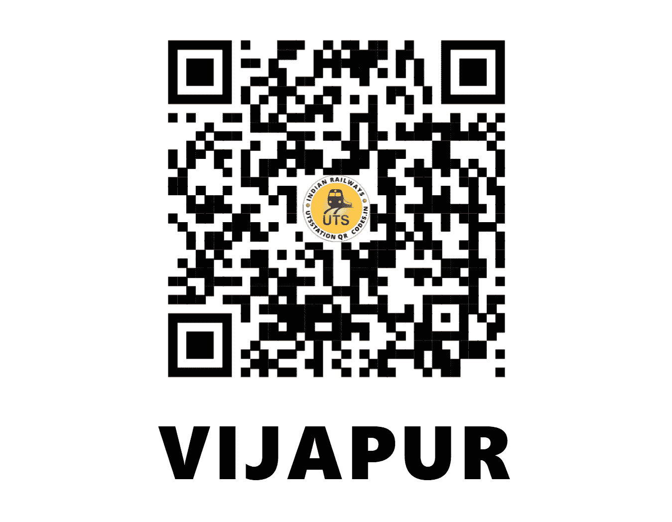 UTS QR Code for VIJAPUR - VJF (WR - GUJARAT)