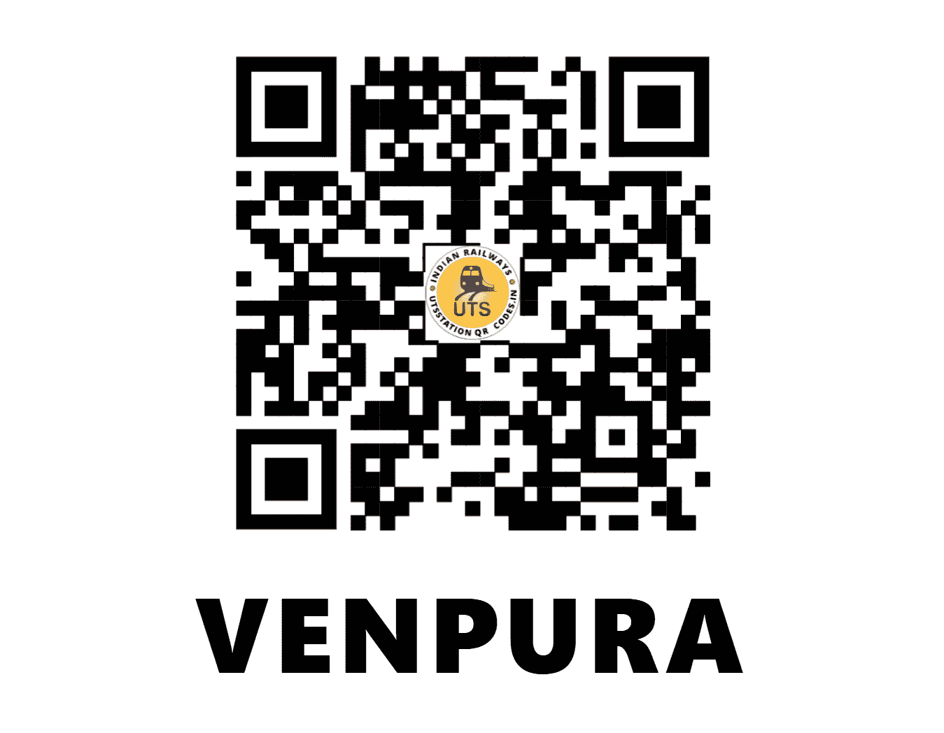 UTS QR Code for VENPURA - VNP (WR - GUJARAT)