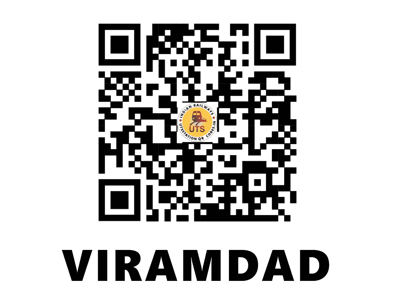 UTS QR Code for VIRAMDAD - VQD (WR - GUJARAT)