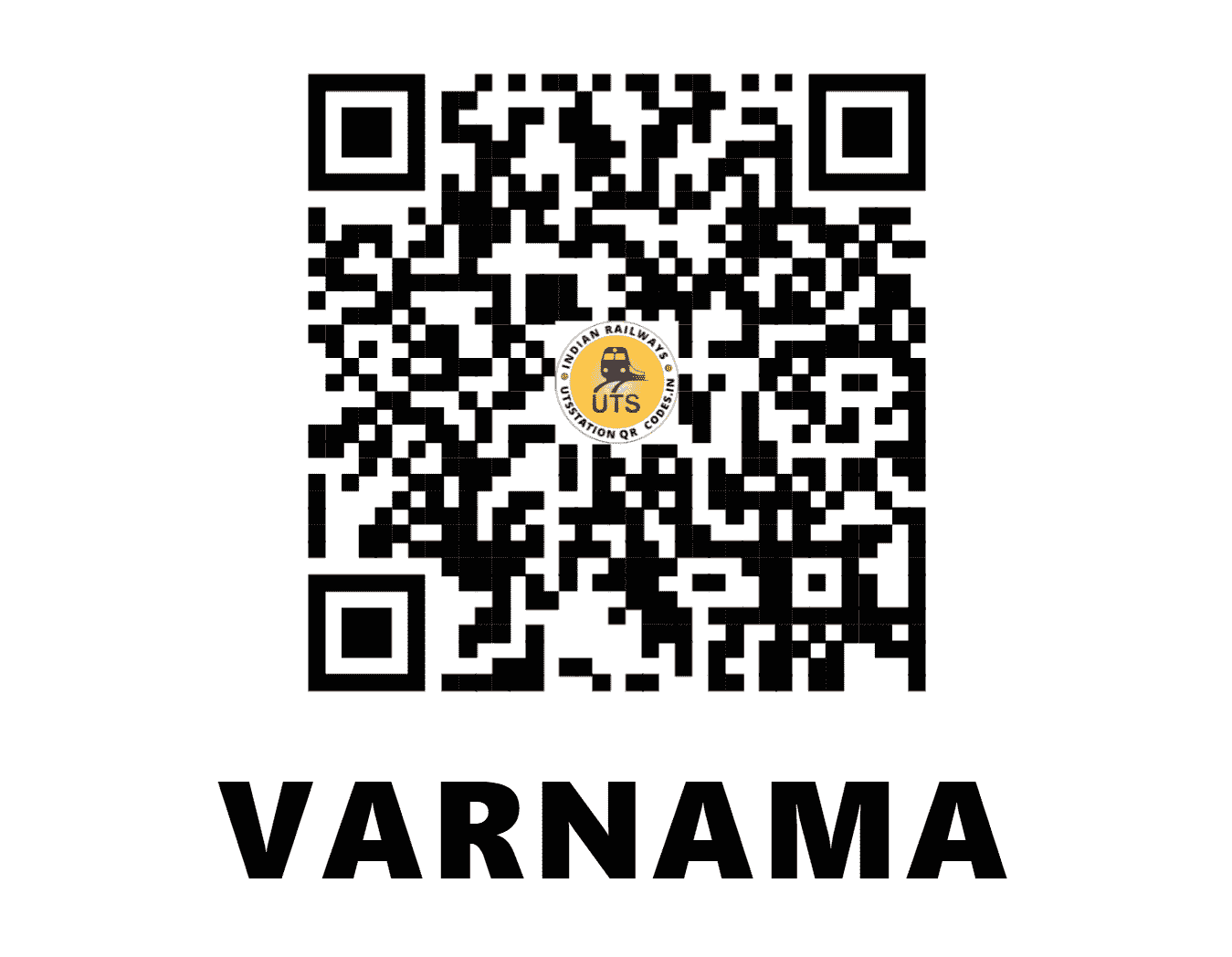 UTS QR Code for VARNAMA - VRM (WR - GUJARAT)