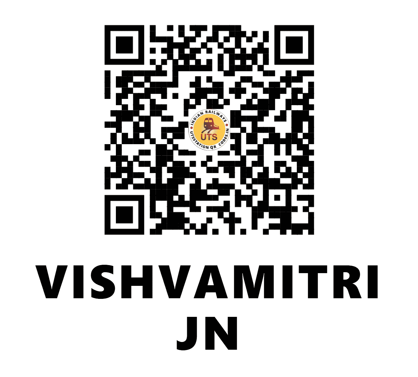 UTS QR Code for VISHVAMITRI JN - VS (WR - GUJARAT)
