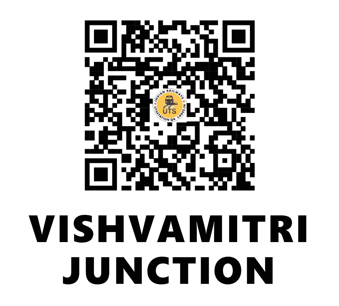 UTS QR Code for VISHVAMITRI JUNCTION - VSI (WR - GUJARAT)