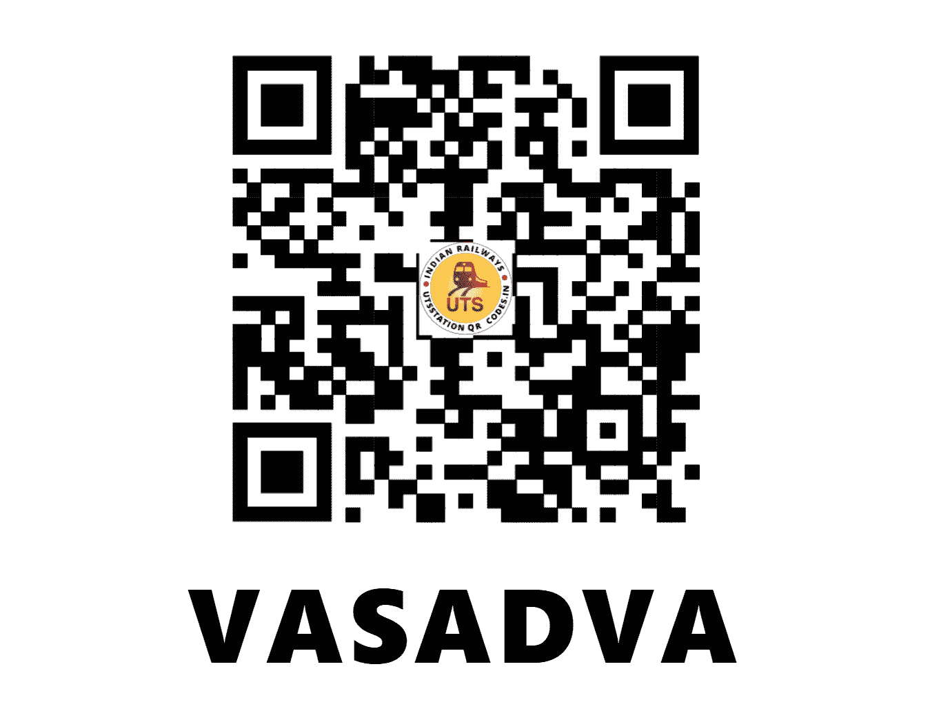UTS QR Code for VASADVA - VSV (WR - GUJARAT)