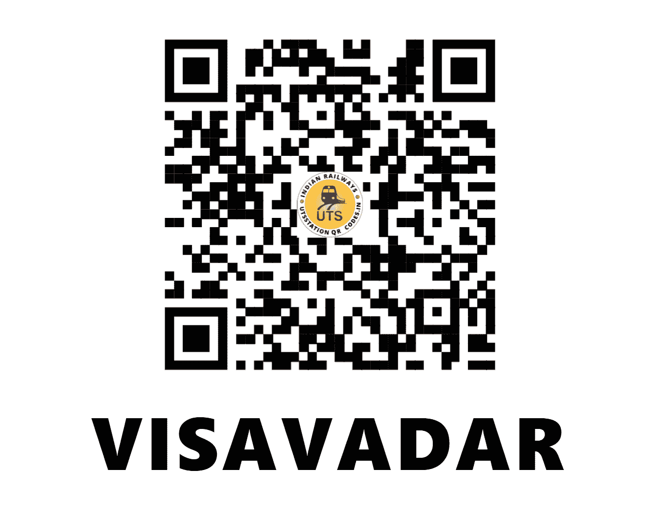 UTS QR Code for VISAVADAR - VSW (WR - GUJARAT)