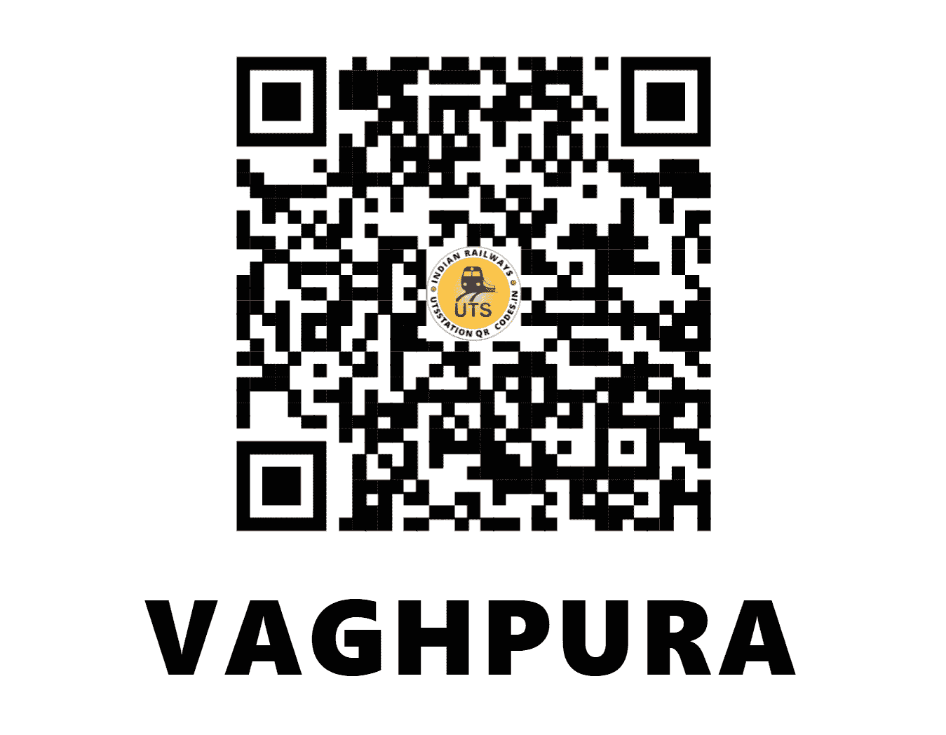 UTS QR Code for VAGHPURA - VU (WR - GUJARAT)