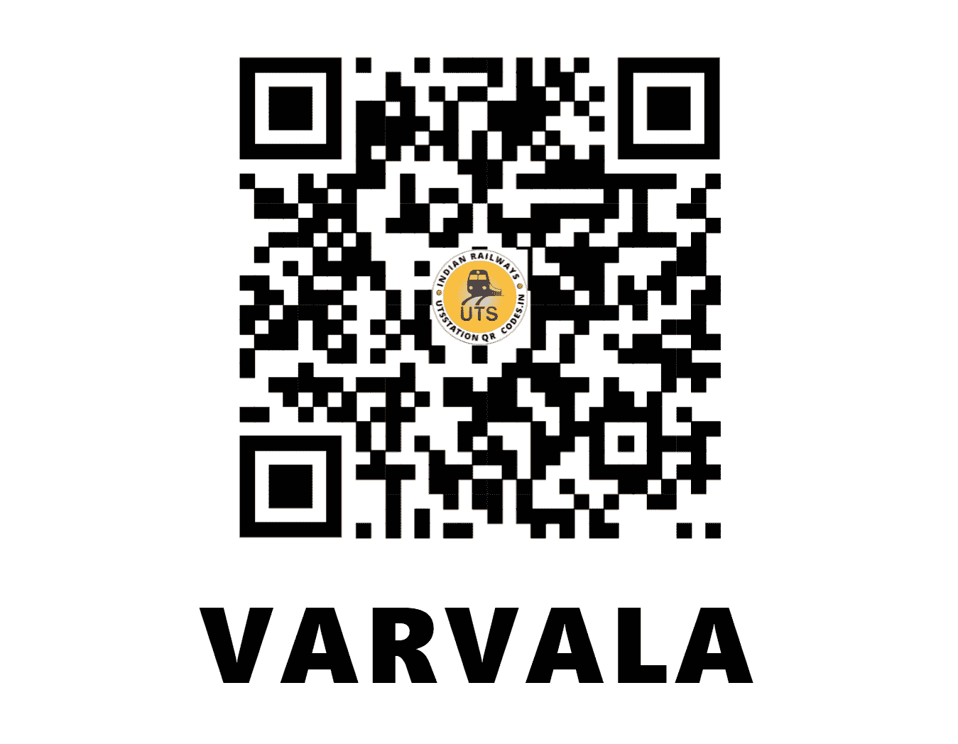 UTS QR Code for VARVALA - VVA (WR - GUJARAT)