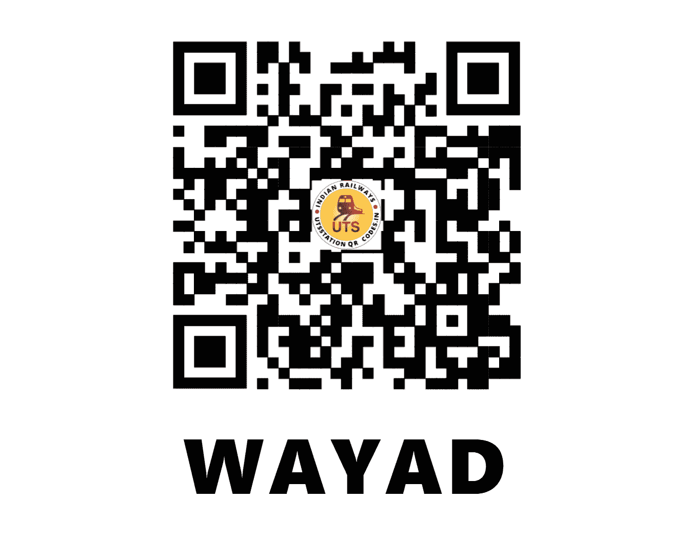 UTS QR Code for WAYAD - WAAD (WR - GUJARAT)